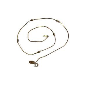 Vintage Medici Gold Tone Necklace 16" Women's Jewelry Elegant Design